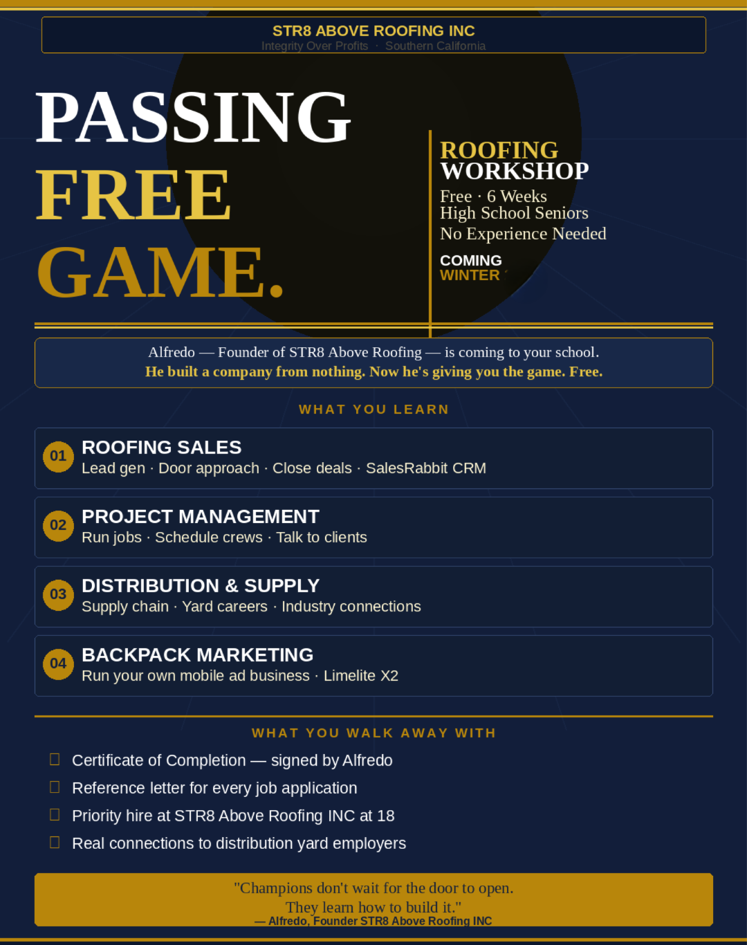 Roofing Workshop & Trade Training